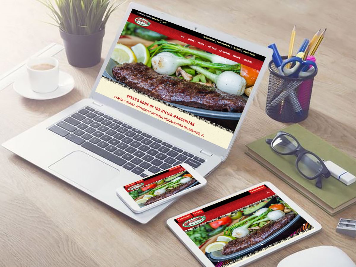 after website design for the food and drink industry in chicago