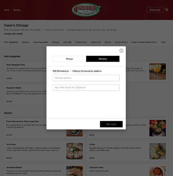 ecommerce platform for restaurants