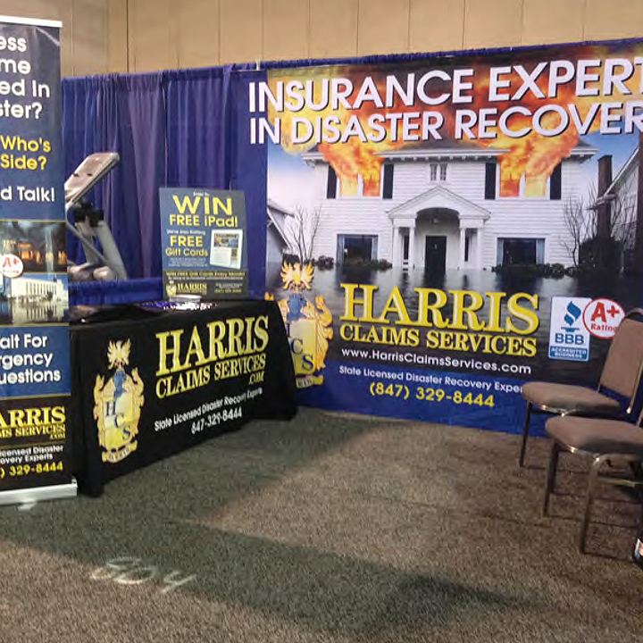 Trade Show Graphics and Signage for Harris Insurance Services