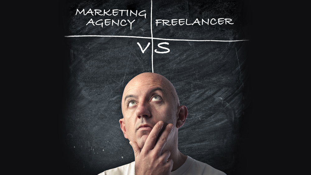Hiring Marketing Agency Vs Freelancer [Pros & Cons Infographic]