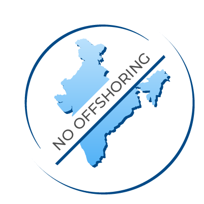 no offshoring
