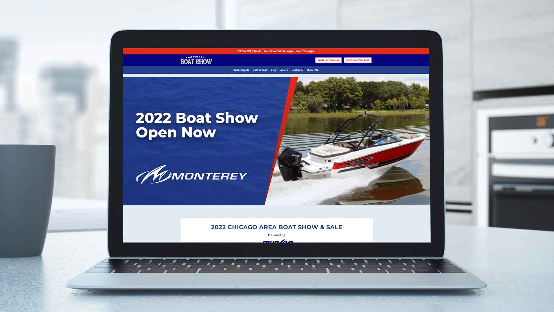 Tag Marketing Web Design - Chicago Area Boat Show