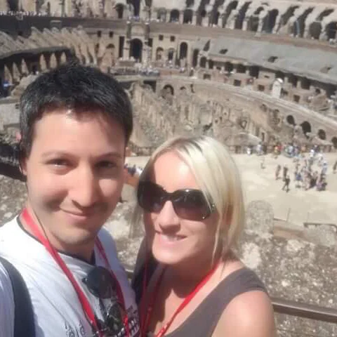 chris taglia and wife traveling italy