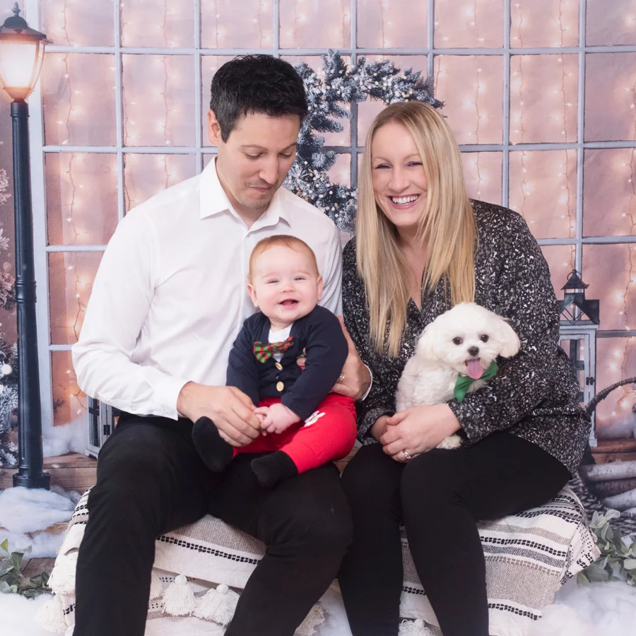 chris taglia and family christmas