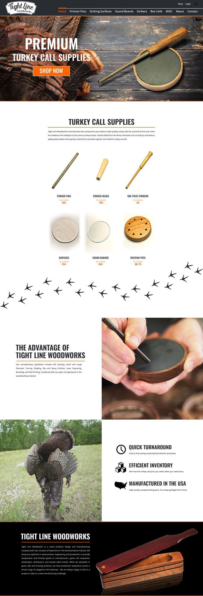 Tag Marketing eCommerce Design - Tight Line Woodworks Tag Marketing eCommerce Design - Tight Line Woodworks